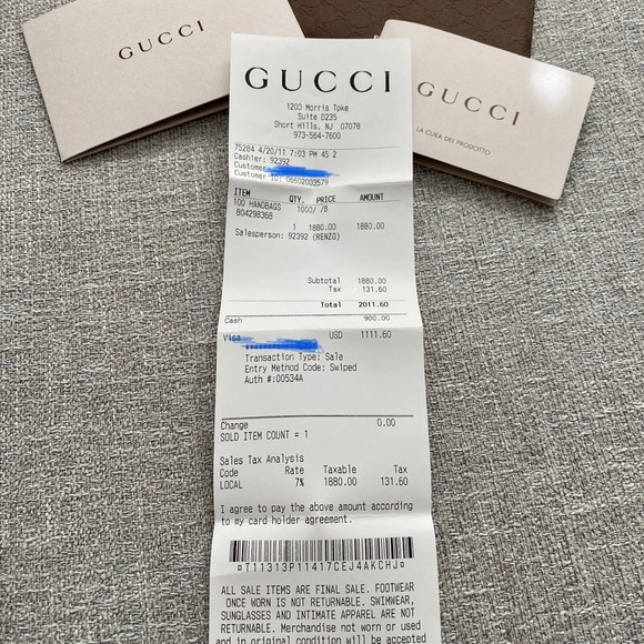 Authentic Gucci Bag!! Excellent condition. - Picture 8 of 8